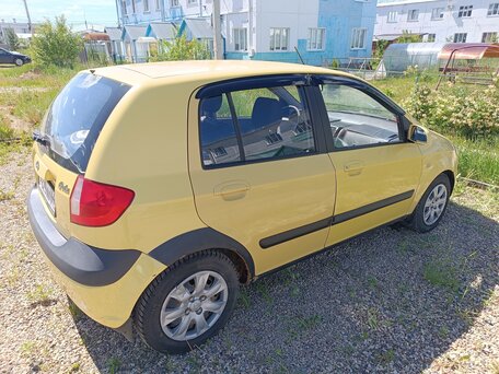 2007 Hyundai Getz I Рестайлинг, жёлтый, 499000 рублей, вид 3