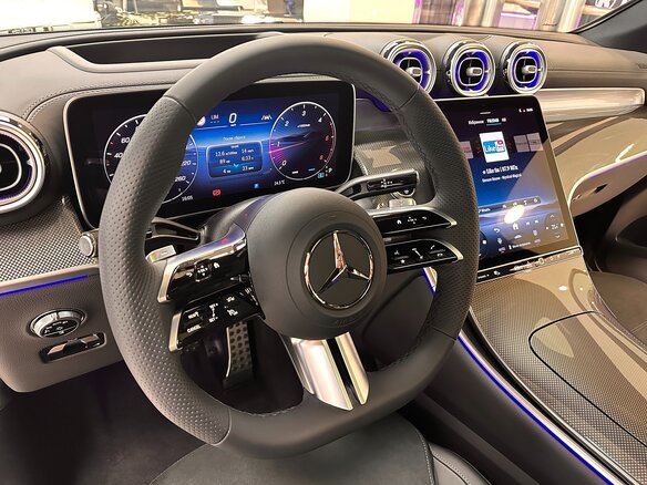 2025 Mercedes-Benz GLC Coupe 220 d II (C254), чёрный - вид 16