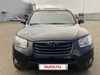 2011 Hyundai Santa Fe II Рестайлинг, чёрный, 980000 рублей, вид 2