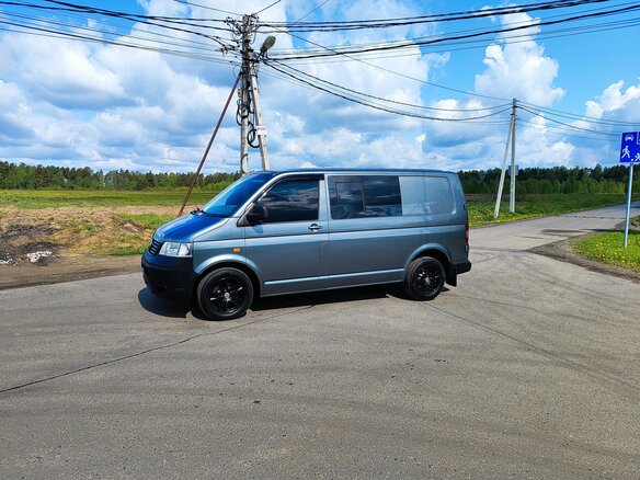 2005 Volkswagen Transporter T5, серый, 1350000 рублей - вид 14