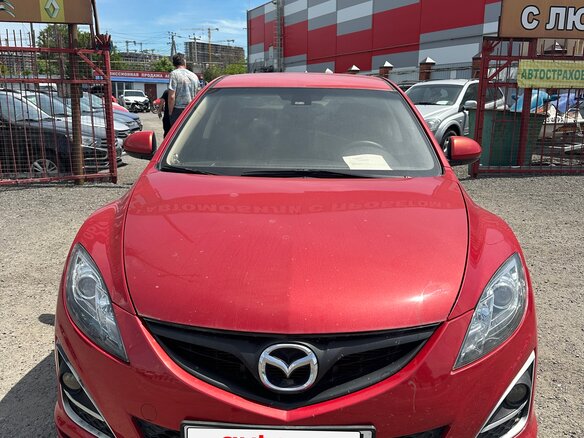 2011 Mazda 6 II (GH) Рестайлинг, красный, 985000 рублей - вид 3