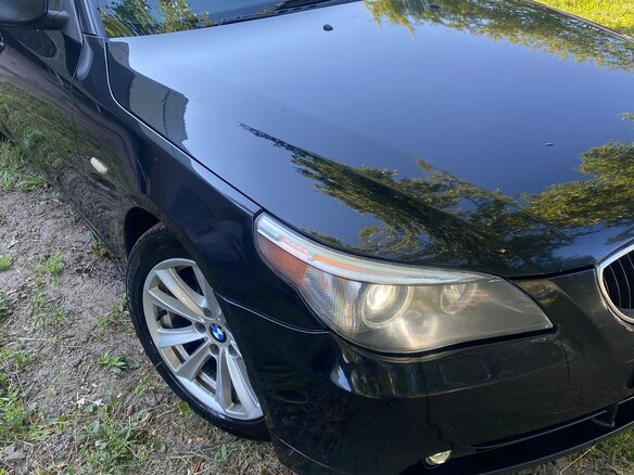 2004 BMW 5 серии 525i V (E60/E61), чёрный, 1200000 рублей - вид 9