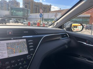 2018 Toyota Camry VIII (XV70), синий, 3395000 рублей, вид 4