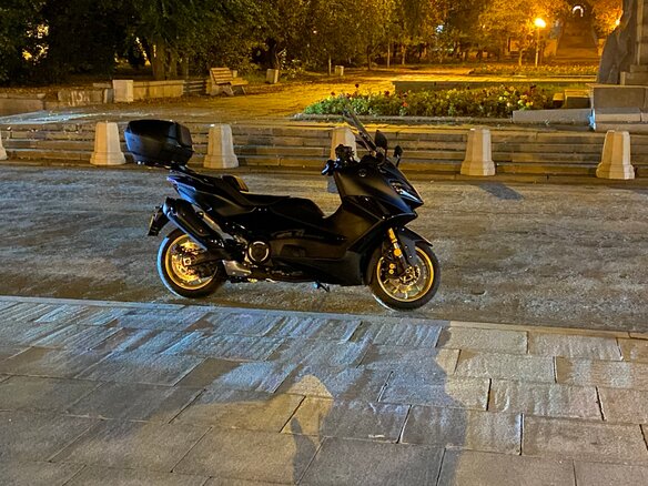 2023 Yamaha TMAX, зелёный, 1610000 рублей - вид 12