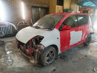 2009 Toyota Passo I (C10), красный, 435000 рублей, вид 3