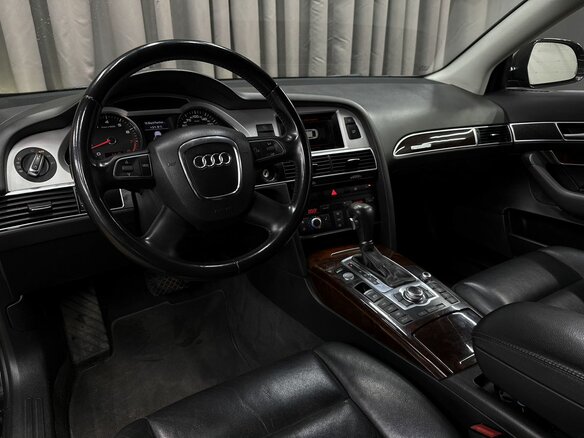 2009 Audi A6 III (C6) Рестайлинг, чёрный - вид 6