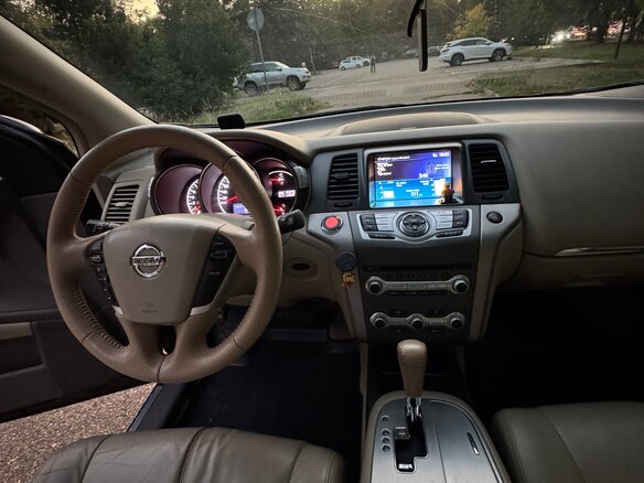 2012 Nissan Murano II (Z51) Рестайлинг 2, чёрный, 1200000 рублей - вид 12