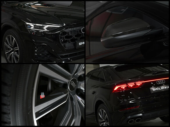 2024 Audi SQ8 I (4M) Рестайлинг, чёрный - вид 7