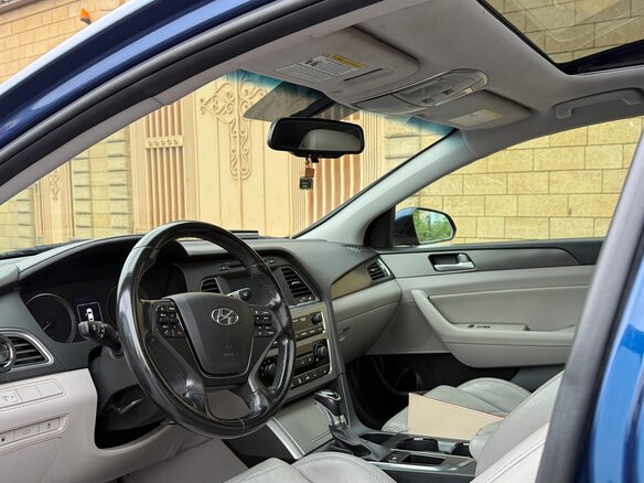 2016 Hyundai Sonata VII (LF), синий, 1450000 рублей - вид 9