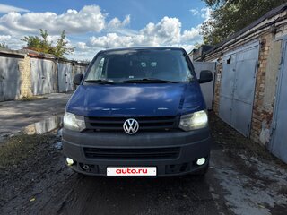 2010 Volkswagen Transporter T5 Рестайлинг, синий, 750000 рублей, вид 1