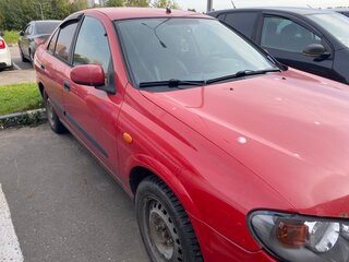 2004 Nissan Almera II (N16) Рестайлинг, красный, 420000 рублей, вид 1