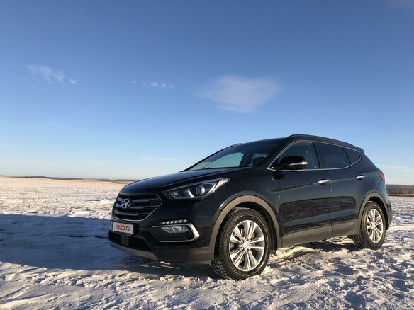 2017 Hyundai Santa Fe III Рестайлинг, чёрный - вид 12