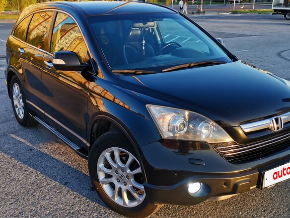 2008 Honda CR-V III, чёрный, 1299000 рублей