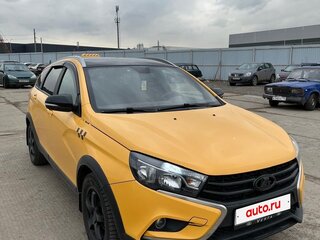 2021 Lada (ВАЗ) Vesta SW Cross I, жёлтый, 900000 рублей, вид 2