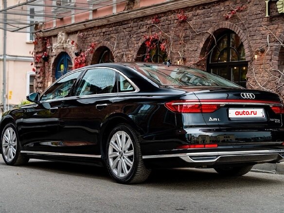 2020 Audi A8 Long 50 TFSI IV (D5), чёрный, 9200000 рублей - вид 6