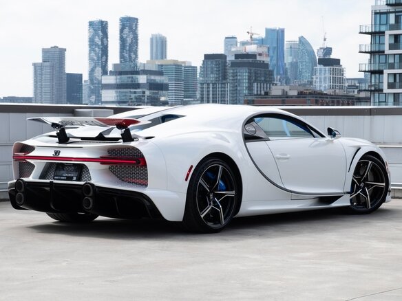 2023 Bugatti Chiron, белый - вид 4