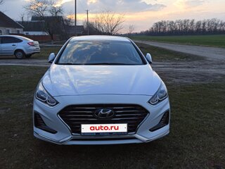 2018 Hyundai Sonata VII (LF) Рестайлинг, белый, 2010000 рублей, вид 3