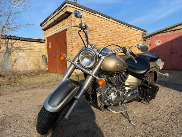 2002 Yamaha XVS1100, бежевый, 550000 рублей - вид 8