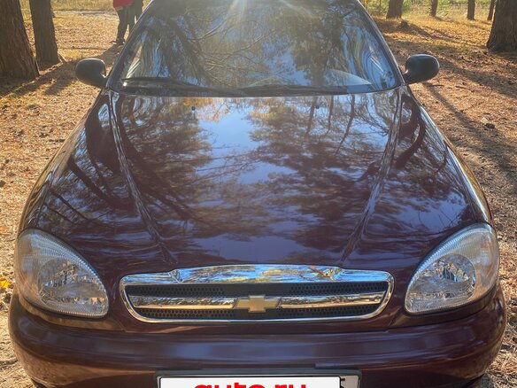 2008 Chevrolet Lanos I, красный, 195000 рублей