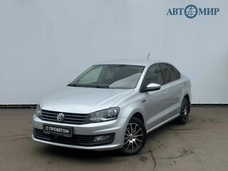 2016 Volkswagen Polo V Рестайлинг, серебристый, 1079000 рублей, вид 1