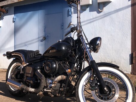 1996 Yamaha XVS400 Drag Star, чёрный, 310000 рублей, вид 5