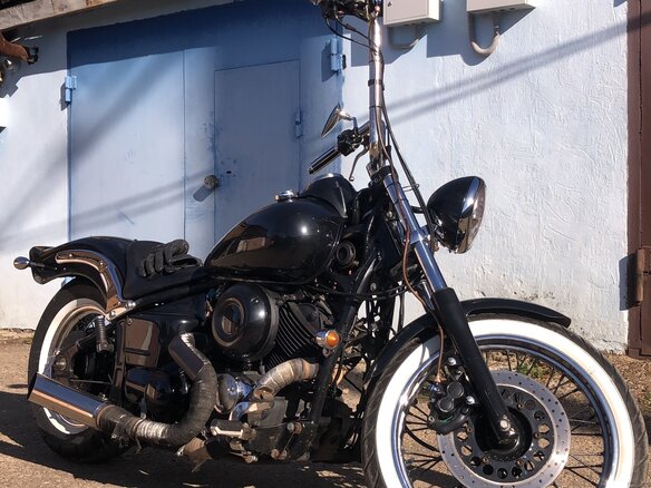1996 Yamaha XVS400 Drag Star, чёрный, 310000 рублей - вид 4