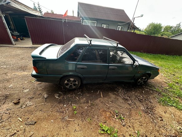 2002 Lada (ВАЗ) 2115, зелёный, 140000 рублей - вид 2