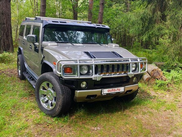 2003 Hummer H2 I, серый, 3990000 рублей - вид 5