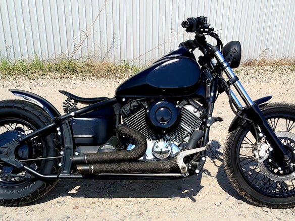 2000 Yamaha XVS400 Drag Star, чёрный, 385000 рублей - вид 16