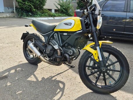 2016 Ducati Scrambler 800, жёлтый, 530000 рублей, вид 3