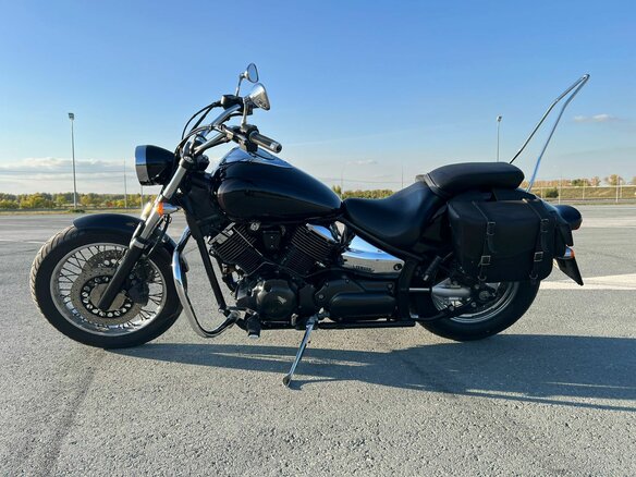 2005 Yamaha XVS1100, чёрный, 600000 рублей - вид 8