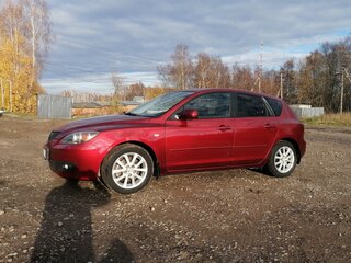2008 Mazda 3 I (BK) Рестайлинг, красный, 750000 рублей, вид 3
