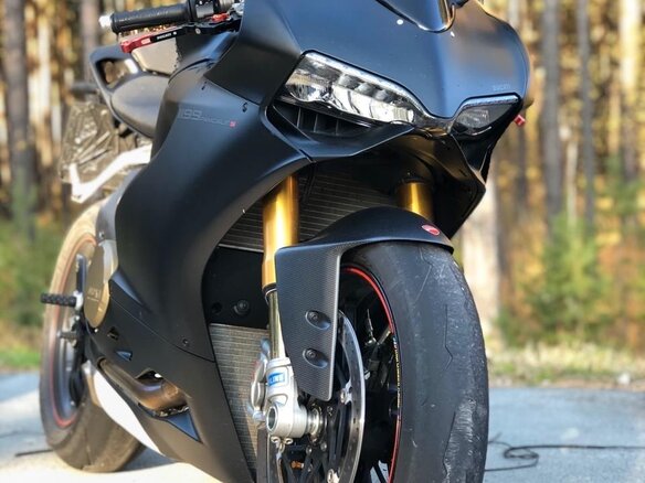 2014 Ducati 1199 Panigale, чёрный, 1450000 рублей - вид 4