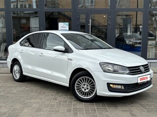 2018 Volkswagen Polo V Рестайлинг, белый, 930000 рублей, вид 2