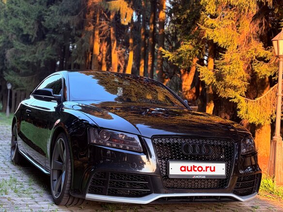 2010 Audi A5 I (8T), чёрный, 1300000 рублей - вид 1