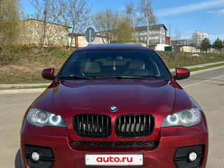2010 BMW X6 35i 6-speed I (E71), красный, 1390000 рублей, вид 3