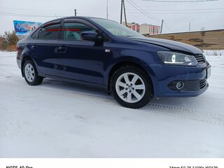 2012 Volkswagen Polo V, синий, 750000 рублей, вид 3