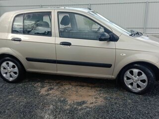 2008 Hyundai Getz I Рестайлинг, бежевый, 460000 рублей, вид 4