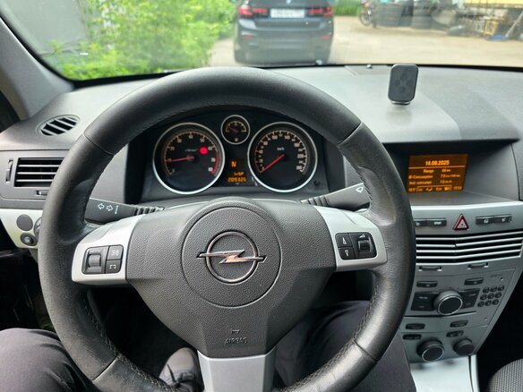 2011 Opel Astra H Рестайлинг, чёрный - вид 6