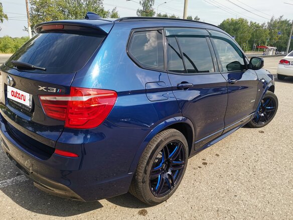 2012 BMW X3 28i xDrive II (F25), синий, 1900000 рублей - вид 5