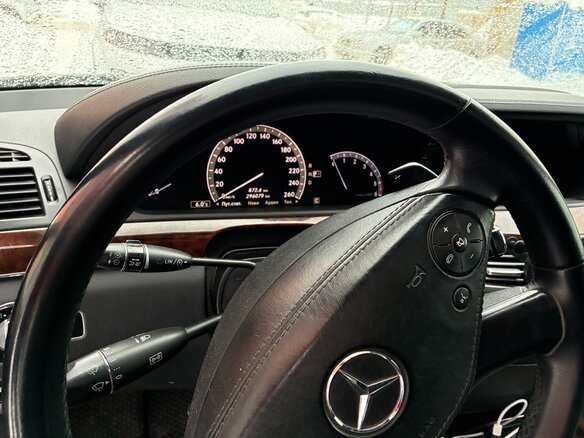 2009 Mercedes-Benz S-Класс 350 V (W221) Рестайлинг, чёрный, 1600000 рублей - вид 9