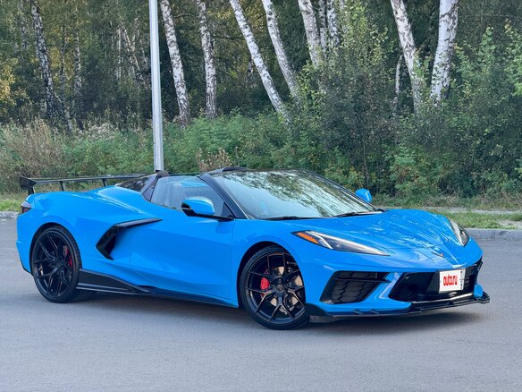 2021 Chevrolet Corvette Stingray C8, голубой, 13900000 рублей - вид 13