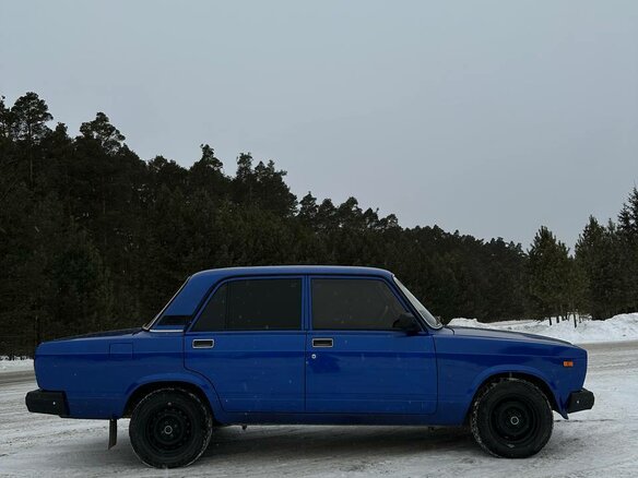 2007 Lada (ВАЗ) 2107, синий, 295000 рублей - вид 8