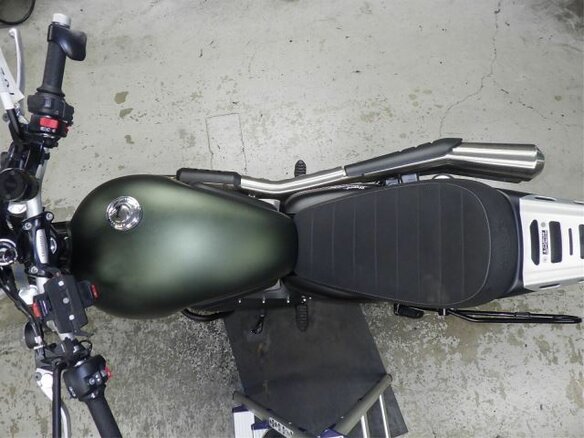 2018 Triumph Scrambler, зелёный, 860000 рублей - вид 14