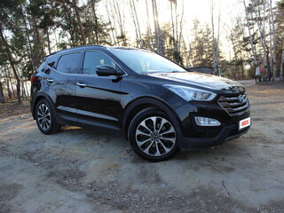 2012 Hyundai Santa Fe III, чёрный, 1840000 рублей, вид 1