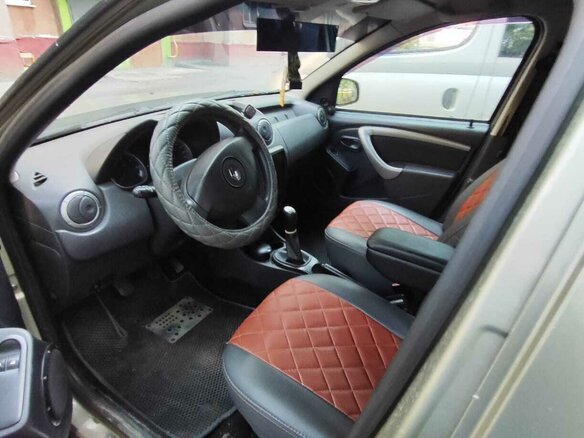 2013 Renault Duster I, бежевый, 800000 рублей - вид 8