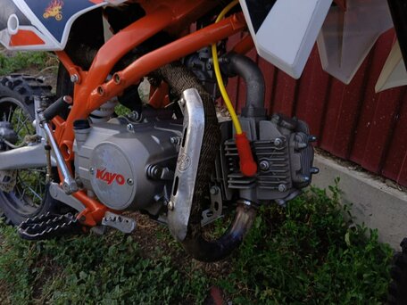 2022 Kayo Basic TT125, белый, 75000 рублей, вид 4