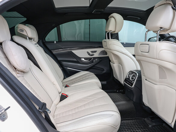 2019 Mercedes-Benz S-Класс 450 Long VI (W222, C217) Рестайлинг, белый, 6898000 рублей - вид 9