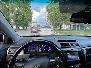 2017 Toyota Camry VII (XV50) Рестайлинг 2, чёрный, 1750000 рублей, вид 5