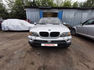 2004 BMW X5 3.0i I (E53) Рестайлинг, серебристый, 1370000 рублей, вид 1